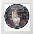 thumbnail image 1 of Burne-Jones, Sir Edward 12x12 White Modern Wood Framed Museum Art Print Titled - Love In a Tangle, 1 of 4