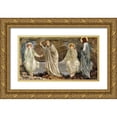thumbnail image 1 of Burne-Jones, Sir Edward 18x12 Gold Ornate Wood Framed with Double Matting Museum Art Print Titled - The Morning of the Resurrection, 1 of 4