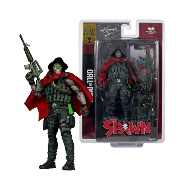 Burned Spawn (Call of Duty) Autograph Series Gold Label 7" Figure - McFarlane Toys