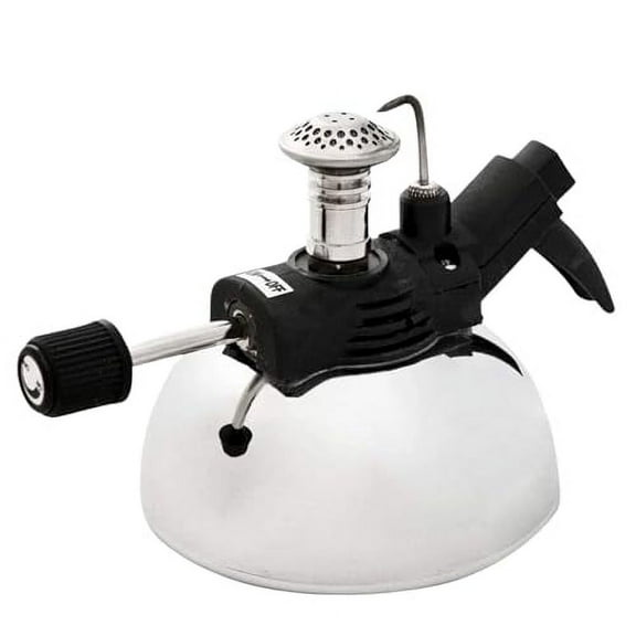 The Burner by ALEC Bradley Table Cigar Lighter for Tobacco Wind-Resistant, Butane-Powered, Easy to Use, Large Flame, Lights Up to 1,000 Cigars Before Refill