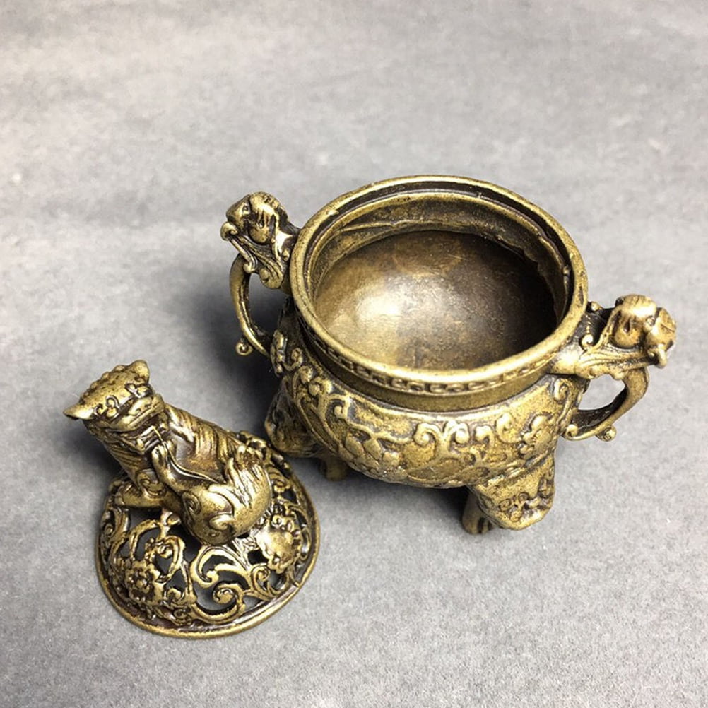 Burner Chinese Islamic Holder Charcoal Frankincense Candlestick Metal