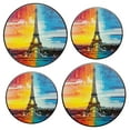 thumbnail image 1 of Burner Covers for Electric Stove Set of 4 for Range Accessories, Vibrant Hued Eiffel Tower Gas Stove Top Covers for Expanding Counter Space, 1 of 2