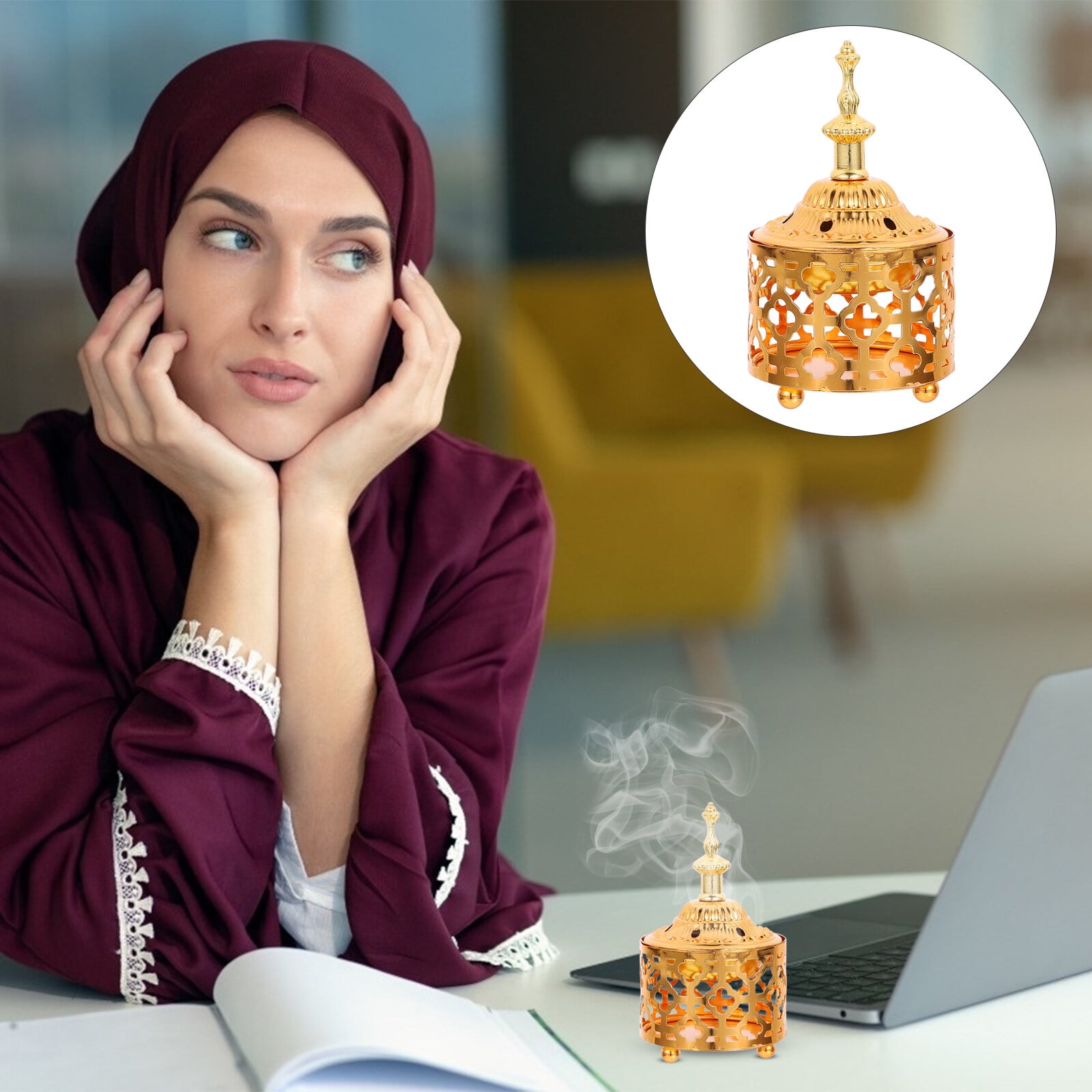 Burner Desk Decor Burner Cone Holders Statue Christmas Stick Cone