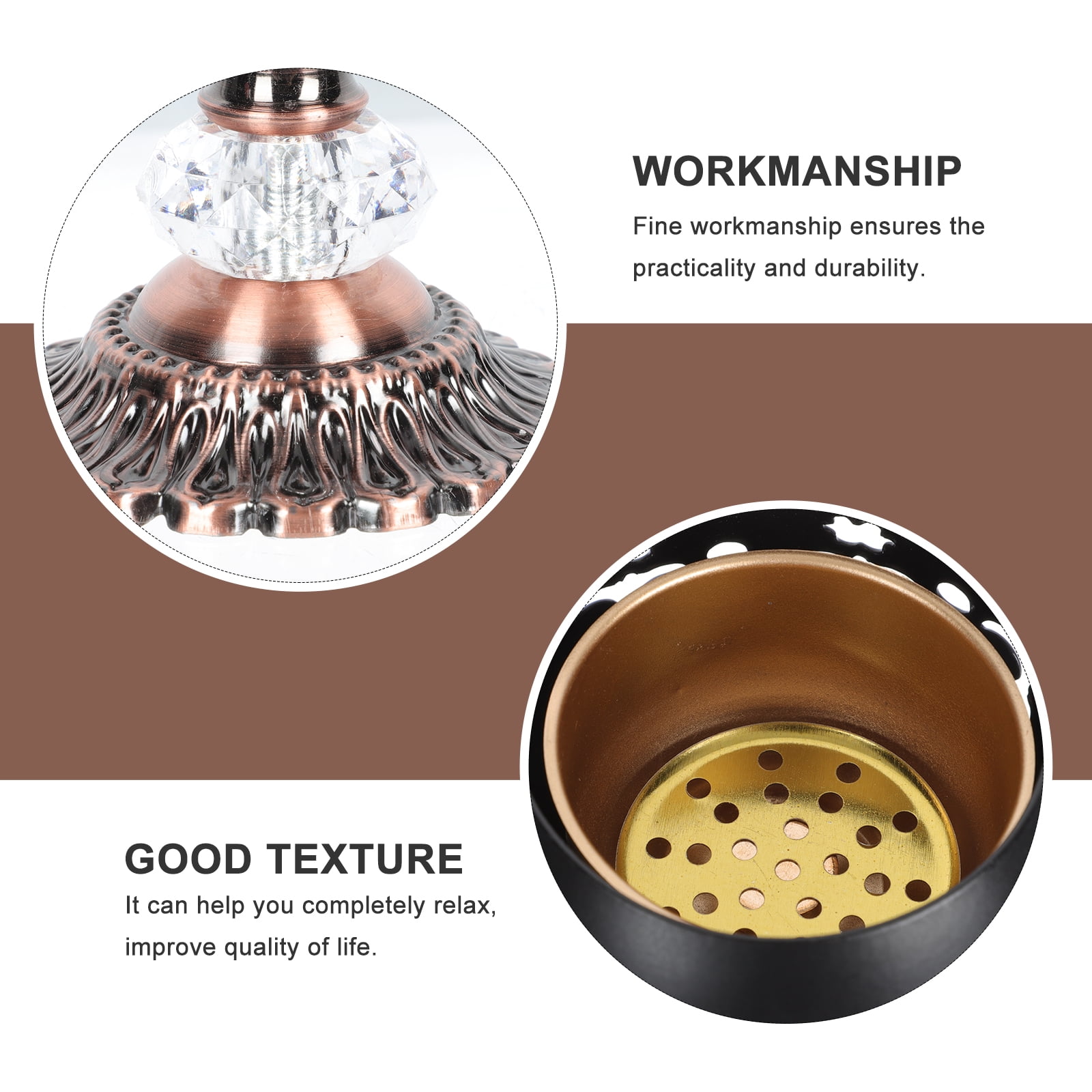 Burner Holder Arabic Bakhoor Candlestick Ironaromatherapy Catcher Ash