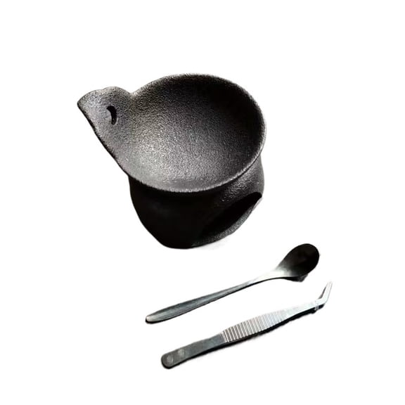 Burner Kit Only Multifunctional Ceramic Incense Burner | Frankincense Essential Oil Warmer | Resin Incense Burner | Sandalwood Powder Diffuser