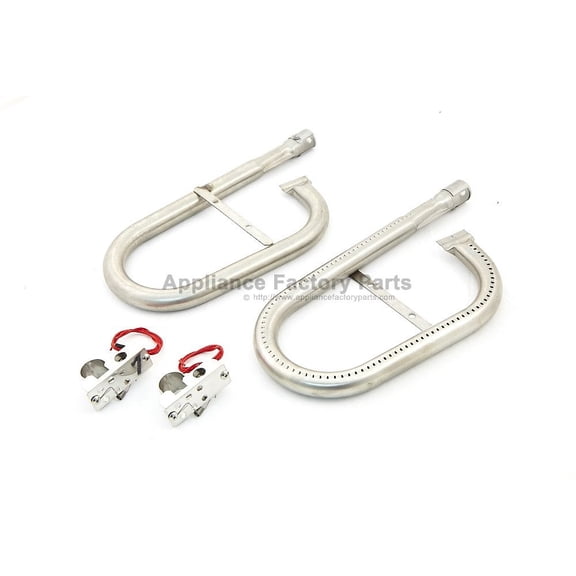Appliance Factory Parts Burner Set  LH  RH P style welectrode 20170066