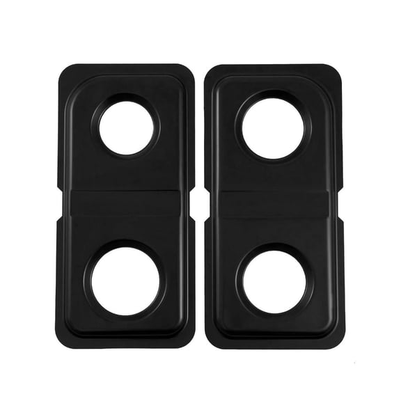 Burners Drip Pans Pair for Oven Maintenance Smooth Surfaces Droping Trays Quick Easy Setup