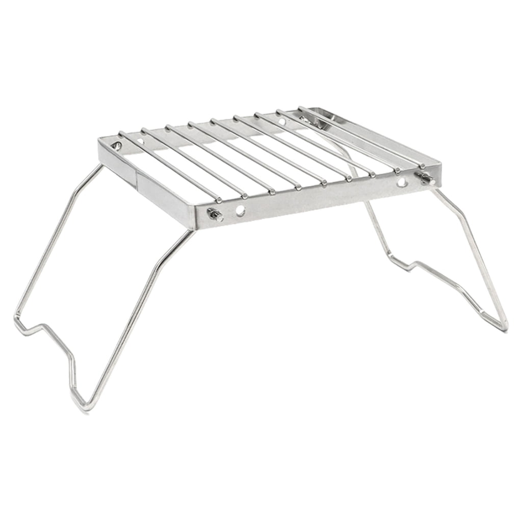 Burners Stove Stand Stainless Steels Camping Grills Folding Cooking ...
