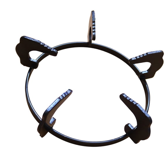 Burners Wok Support 20.2cm Iron Ranges Stand Heat Resistant Cooktop Rack Iron Stove Support for Round Bottom Pans