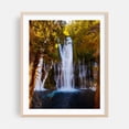 thumbnail image 1 of Burney Falls - California Photography Waterfall Nature Scenic Forest Landscape Woods Autumn Oak Framed Wall Art Print 16 x 20 inches, 1 of 12