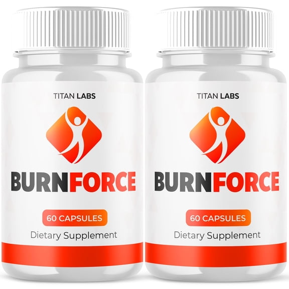 Burnforce Advanced Formula Pills Supporting Your Active Lifesyle Naturally Burn Force Capsules (2 Pack)