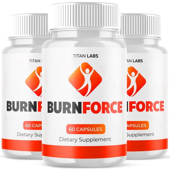 Burnforce Advanced Formula Pills Supporting Your Active Lifesyle Naturally Burn Force Capsules (3 Pack)