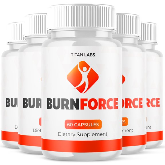 Burnforce Advanced Formula Pills Supporting Your Active Lifesyle Naturally Burn Force Capsules (5 Pack)