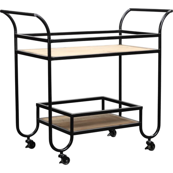 Burnham Home Designs Bar Cart in Natural