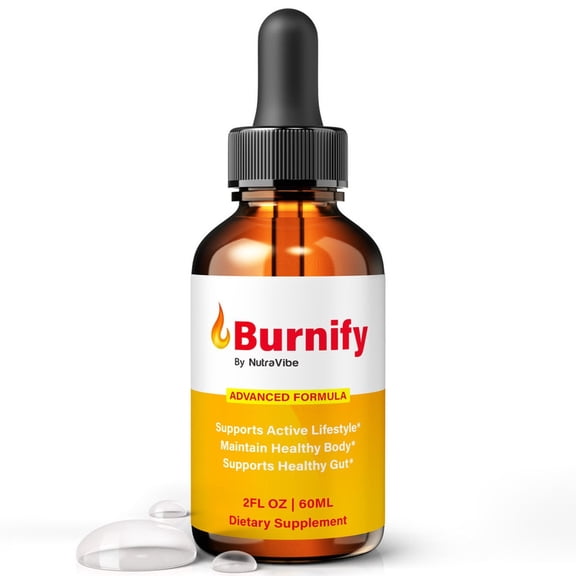 Burnify Natural Daily Liquid Formula Designed to Align with Fitness Goals, Support an Active Lifestyle & Body Balance | Just a Few Drops for a Fit-Focused Routine (30 Servings)