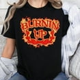 thumbnail image 1 of Burnin Up Flames Vintage Unisex T-Shirt, 1 of 5