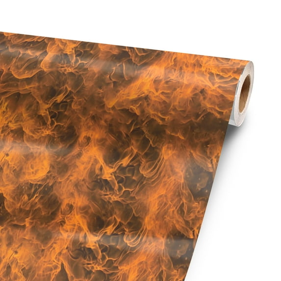 Burning Up 72” x 52” Vinyl Wrap Sheet for large or custom items | 3M wrap DIY to custom skin gear of all types and sizes, including vehicles, boats, appliances, furniture, atv’s, golf