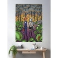 thumbnail image 1 of Burning Forest Poster Wall Art, Modern Wall Decor For Living Room Bedroom, 8x12 UNFRAMED, 1 of 3
