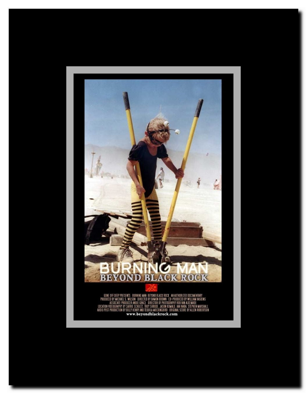 Burning Man: Beyond Black Rock Framed Movie Poster