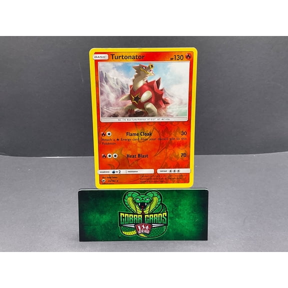 Burning Shadows Turtonator Reverse Holo Holo Rare Reverse Holo,Rare #26/147
