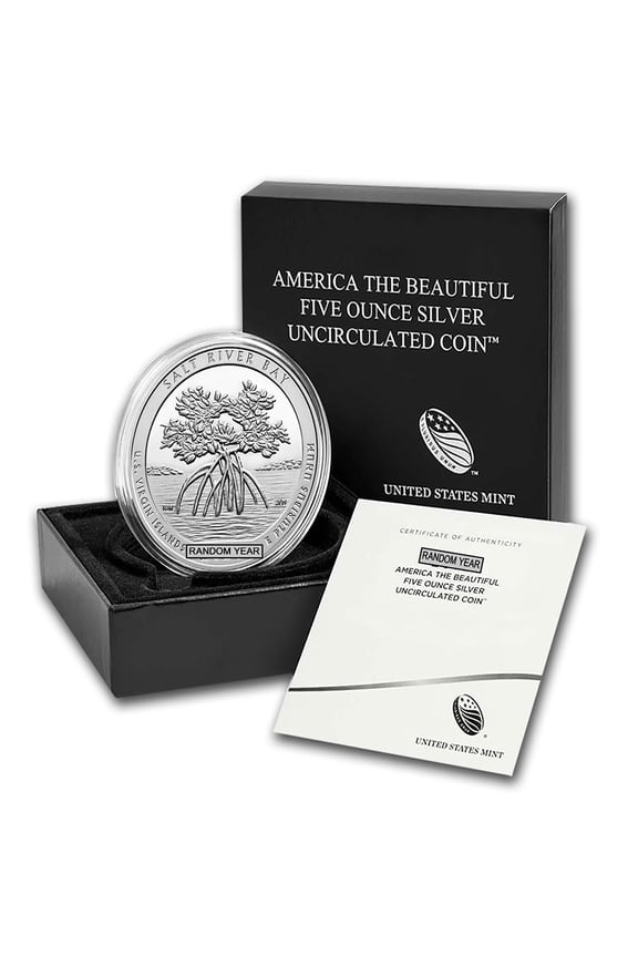 Burnished 5 oz Silver ATB Random Park (w/Box & COA)