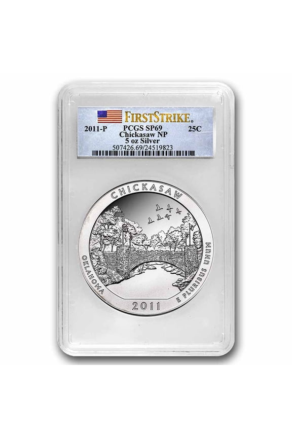 Burnished 5 oz Silver ATB SP-69 (Random Year/Attributes) PCGS/NGC