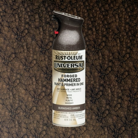 Burnished Amber, Rust-Oleum Universal Hammered Paint & Primer Spray Paint Spray Paint-271480, 12 oz