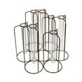 thumbnail image 1 of Burnished Gold Test Tube Cluster Vase, 1 of 5