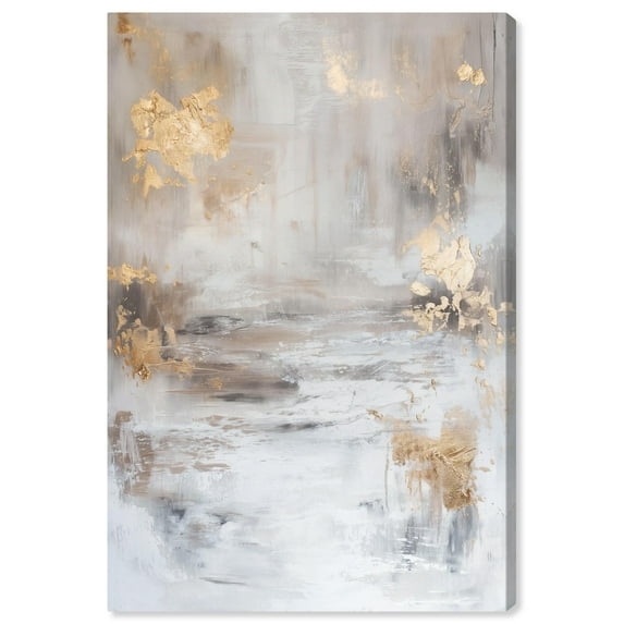 Burnished Patina Canvas Gemstone Abstract Art by Art Remedy, Gallery Wrapped, 10" x 15"