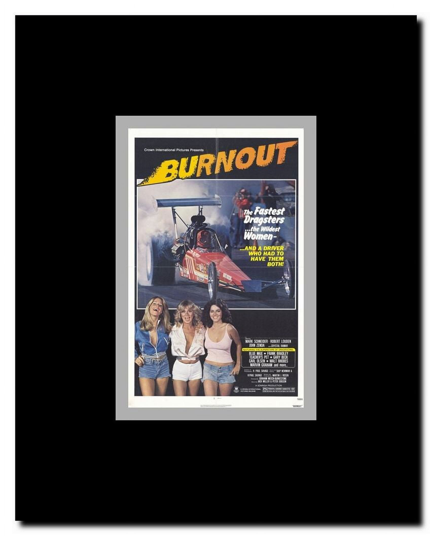 Burnout Framed Movie Poster