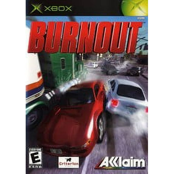 Pre-Owned Burnout, by Acclaim, for Physical Format/Xbox, Racing Game, Sports Game, Parental Controls, 4 Offline Players,