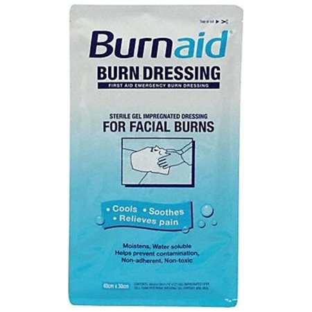 Burnshield Burn Face Dressing,WHT,15 3/4"L,11 7/8"W 3070