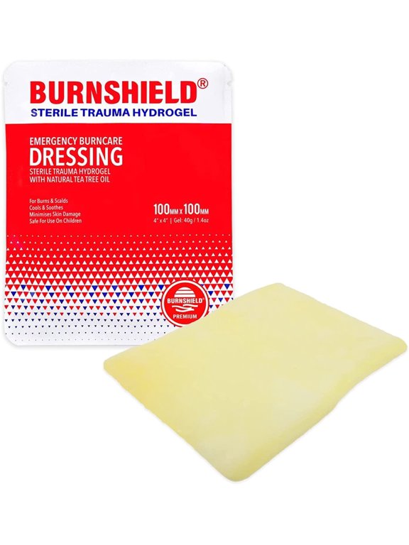 Sterile First Aid Burn Dressing Non Stick Pads for Wounds & Burns, 1-Count