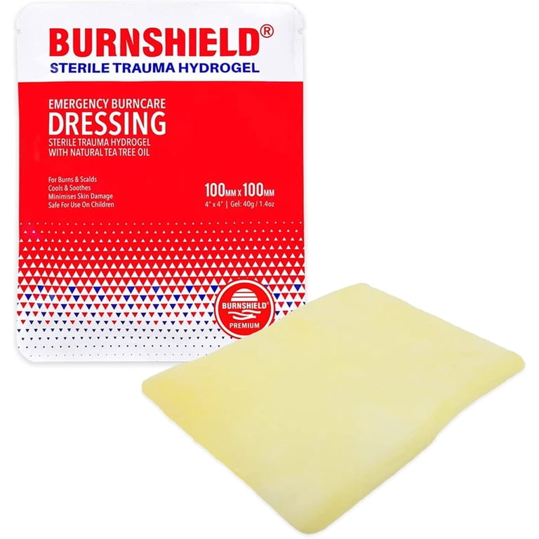 burn sterile dressing Dynarex XeroBurn 4" x 4" Box of 15 Sterile Hydrogel Burn Dressing, 4"