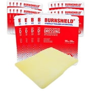 Burnshield Sterile First Aid Burn Dressing Non Stick Pads for Wounds & Burns, 25-Count