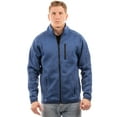 thumbnail image 1 of Burnside B01086657 Sweater Knit Jacket, Heather Navy - 2XL, 1 of 4