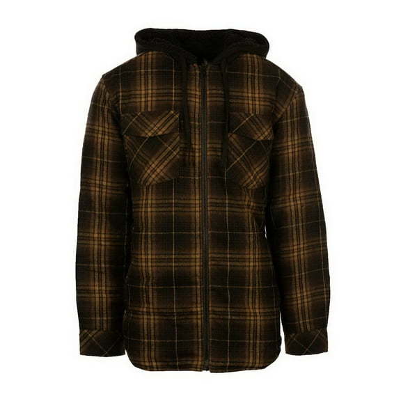 Men's Hooded Flannel Jacket