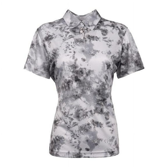 Burnside B17886014 Women Burn Golf Polo Shirt, White - Medium