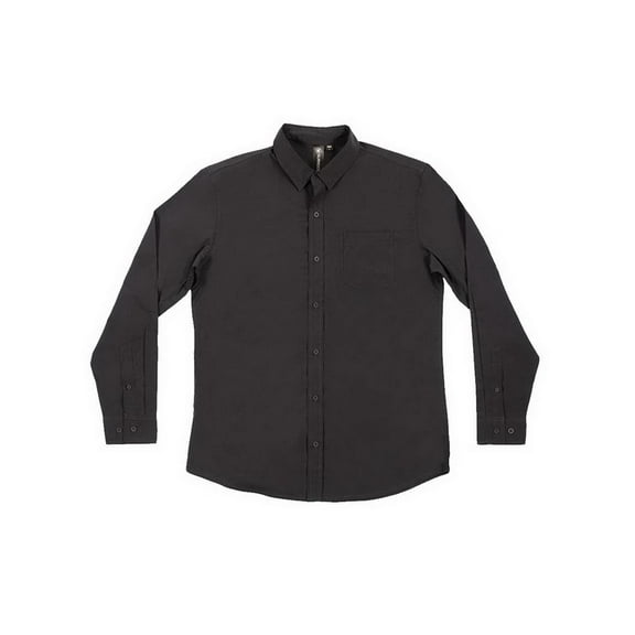 Burnside B17986573 Technical Stretch Burn Shirt, Steel - Small