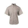 thumbnail image 1 of Burnside B19486353 Baja Short Sleeve Fishing Shirt, Cool Grey - Small, 1 of 3