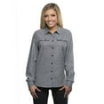 thumbnail image 1 of Ladies' Solid Flannel Shirt, 1 of 3