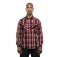 thumbnail image 1 of Burnside B8206 Men's Long-Sleeve Western Plaid Shirt, 1 of 3