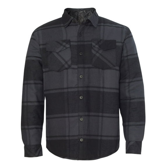 Burnside B8610 Quilted Flannel Jacket