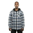 thumbnail image 1 of Burnside B8620 Men's Hooded Flannel Jacket, 1 of 5