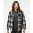 thumbnail image 1 of Burnside B8620 Men's Hooded Flannel Jacket, 1 of 5
