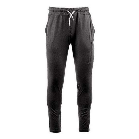 Burnside B8857 Mens Soft Jersey Jogger-Heather Charcoal-3XL