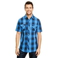 thumbnail image 1 of Burnside Men's Short Sleeve Buffalo Plaid Shirt, 1 of 5