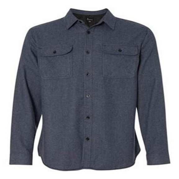 Burnside Solid Long Sleeve Flannel Shirt
