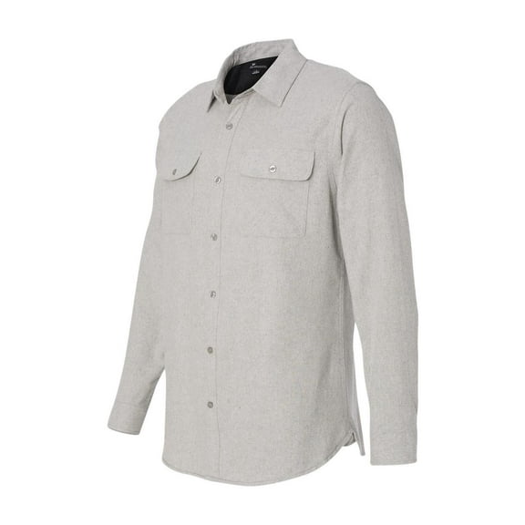 Burnside Solid Long Sleeve Flannel Shirt