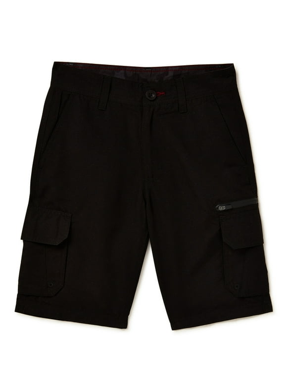 Boys Microfiber Cargo Shorts, Sizes 4-18